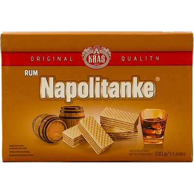 Kras Rum Napolitanke Wafers 330g