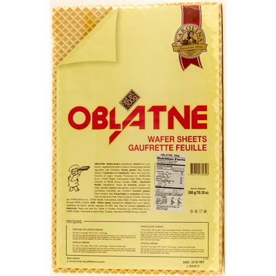 Kras Karolina Oblatne Wafer Sheets 300G Pack