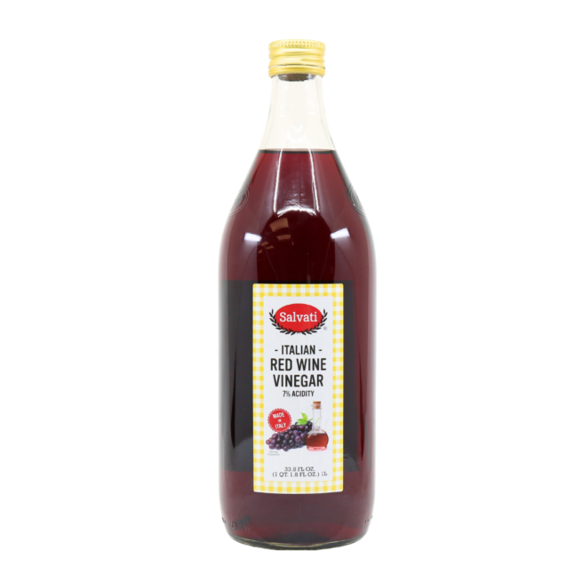 Wholesale Salvati Red Wine Vinegar 32 OZ-6 Ct Case Bulk