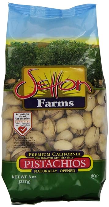 Setton Farms Pistachios Dry Roasted With Sea Salt 8 Oz Bag