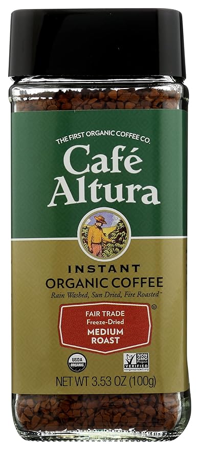 Cafe Altura Ground Regular Roast Organic Coffee 3.53oz 6ct