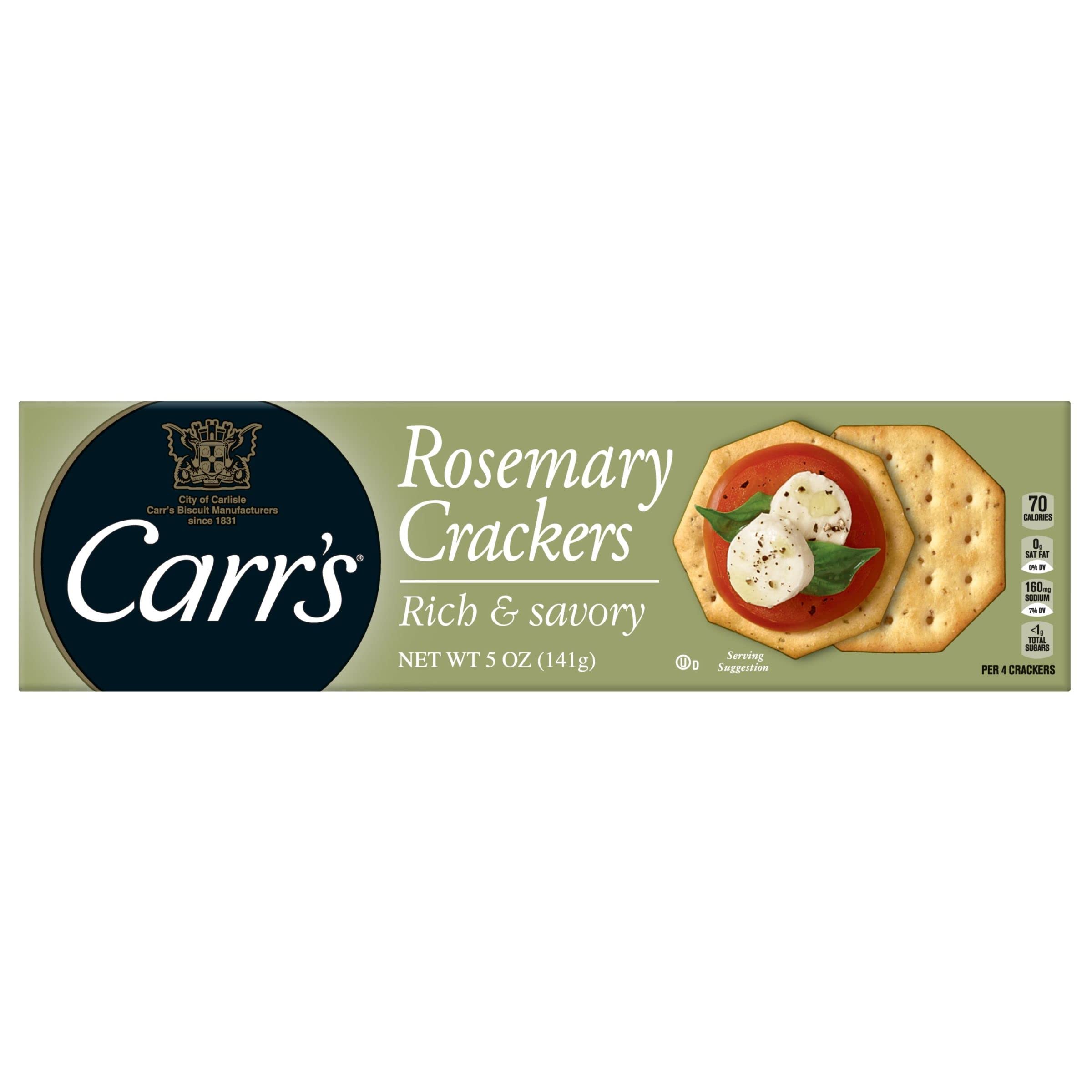Carr's Rosemary Crackers 4.5oz 12ct