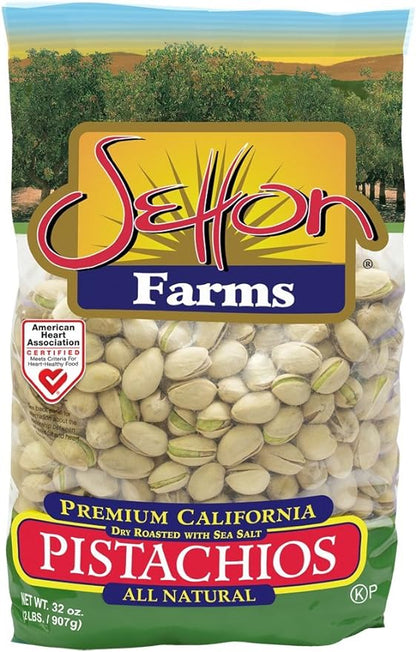 Wholesale Setton Farms Pistachios Dry Roasted With Sea Salt 2 lb Bag- Bulk