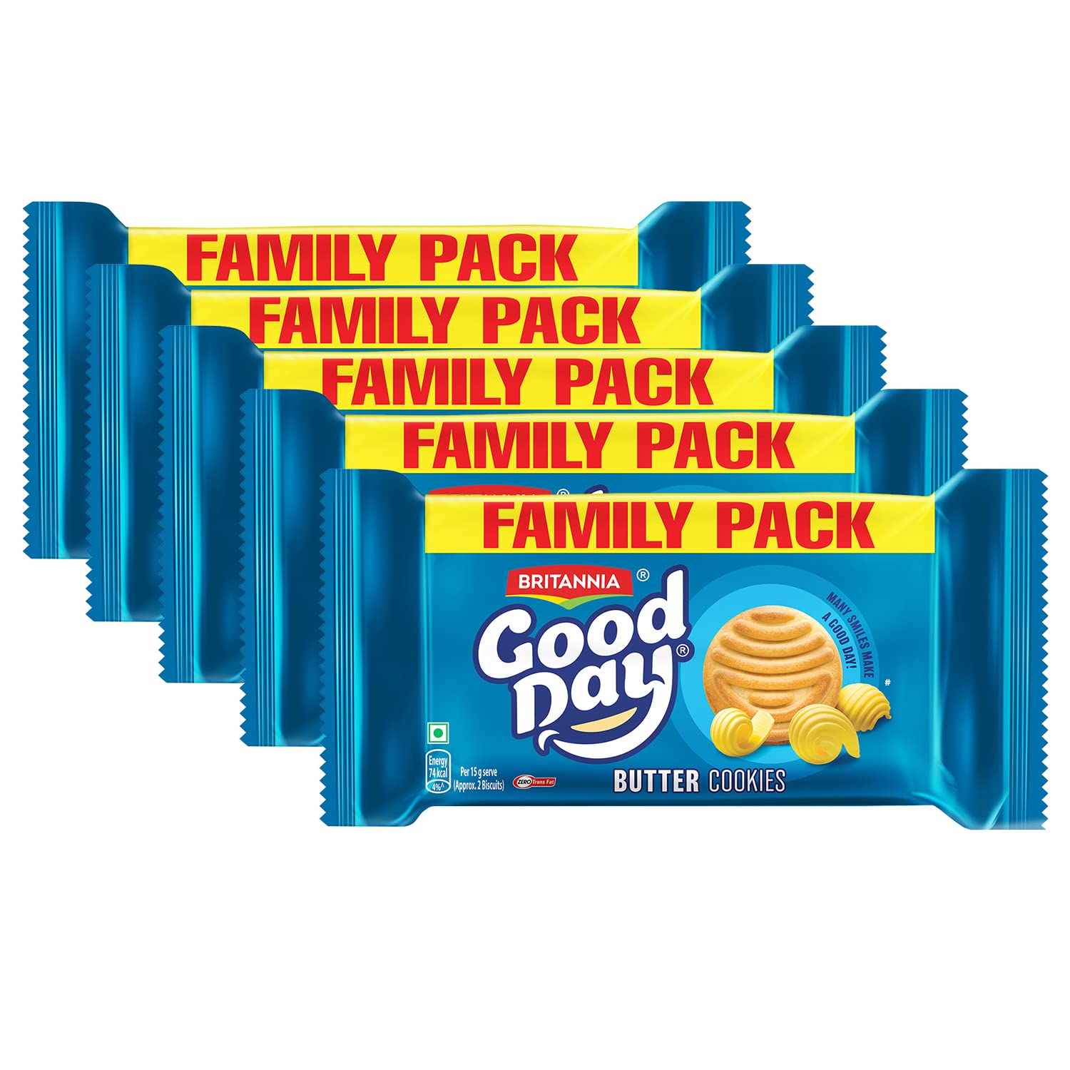 Wholesale Britanni Good Day Butter Cookie Family Pack-6 Ct Case Bulk