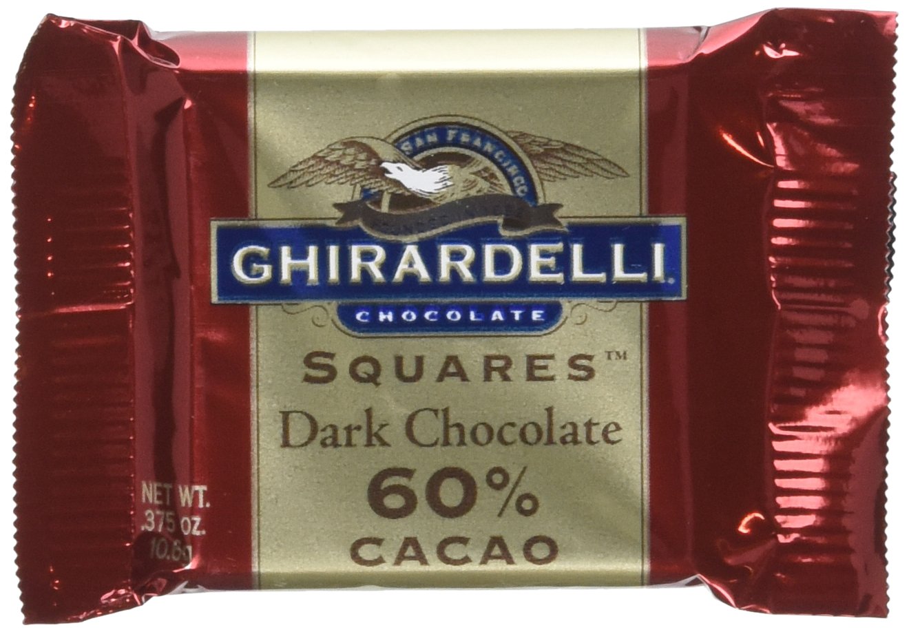 Ghirardelli 60% Cacao Dark Chocolate Squares 0.37 Oz Package