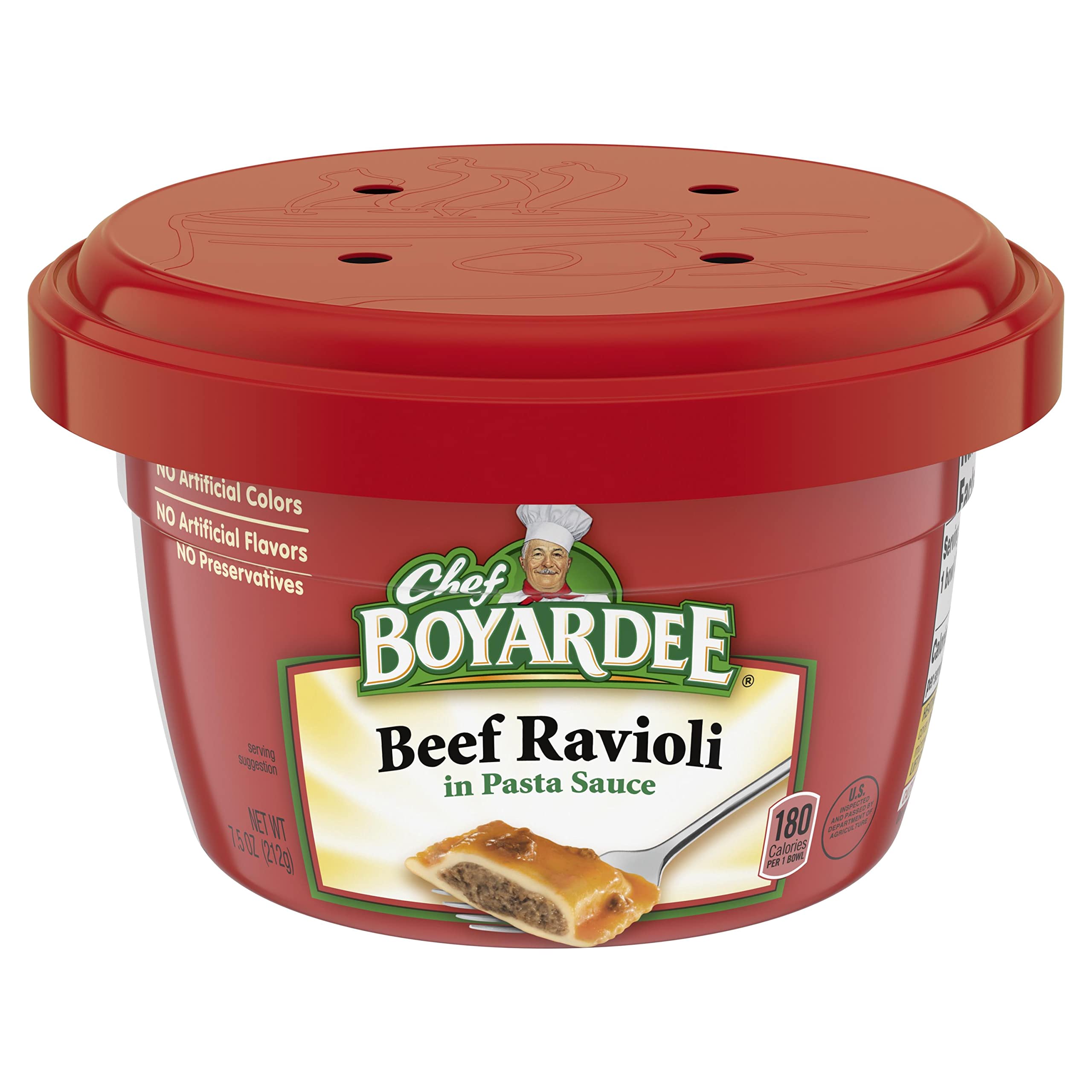 Chef Boyardee Beef Ravioli Microwaveable 7.5 Oz Bowl