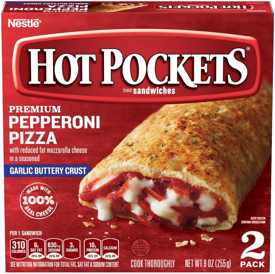 Hot Pockets Pepperoni Pizza 9 Oz Box