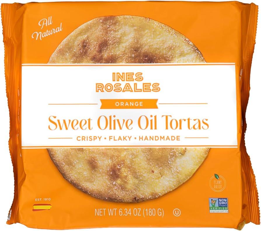 Ines Rosales Seville Orange Sweet Olive Oil Tortas 6.34oz 10ct