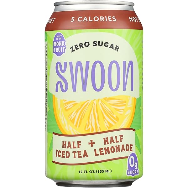 Swoon Zero Sugar Half & Half Lemonade 12 Fl Oz