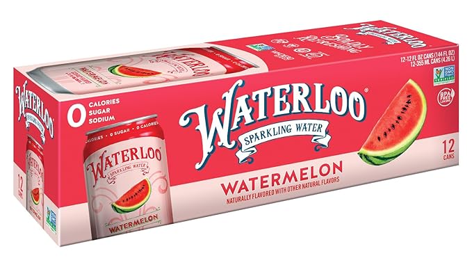 Waterloo Sparkling Water Watermelon 12 Fl Oz