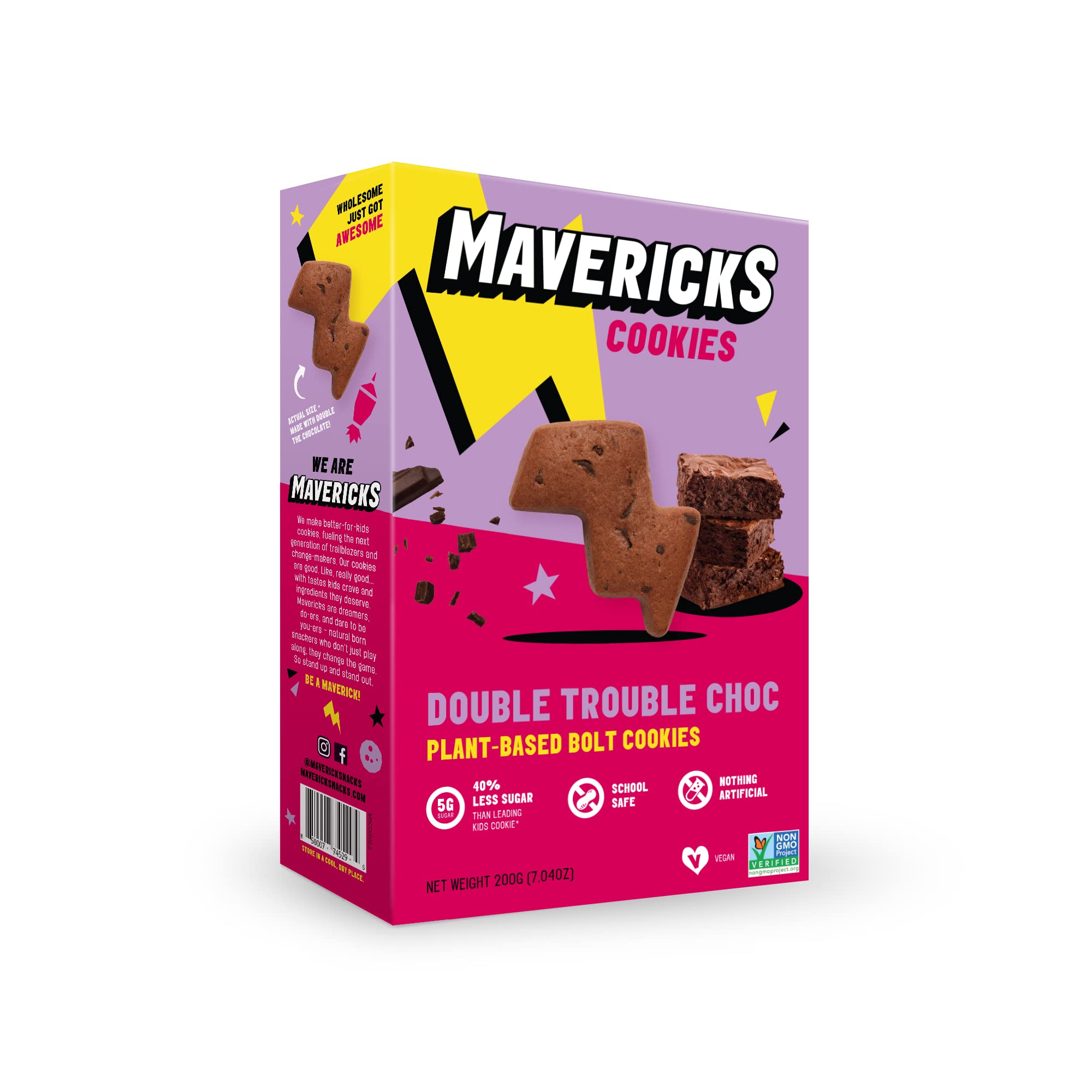 Mavericks Cookies Double Chocolate 7.04 Oz