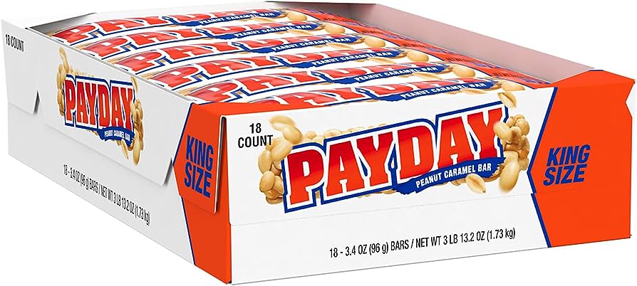 Payday Candy King Size 3.4 Oz Bar