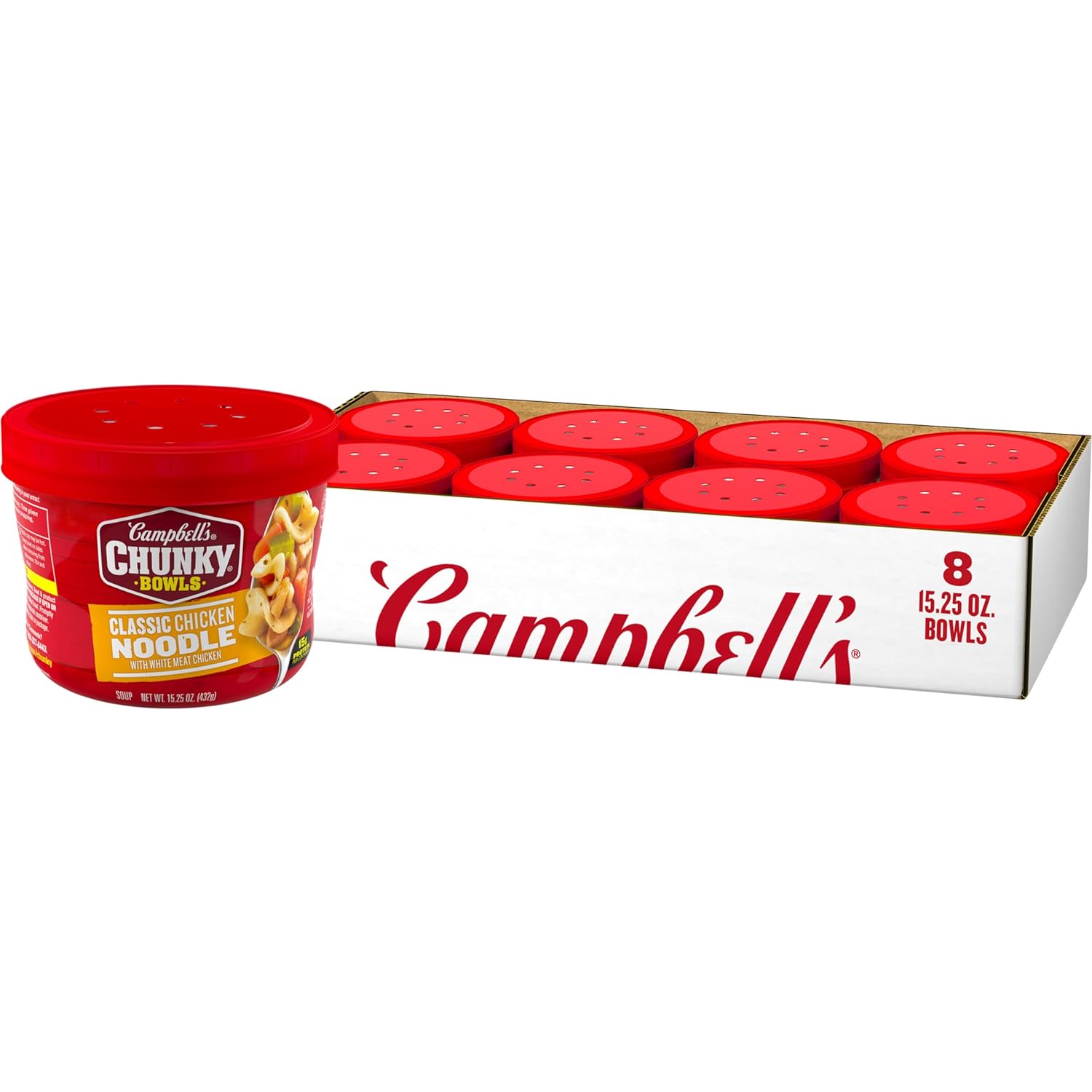 Campbell's Chunky Bowls Chicken Noodle Soup 15.25 Oz Bowl