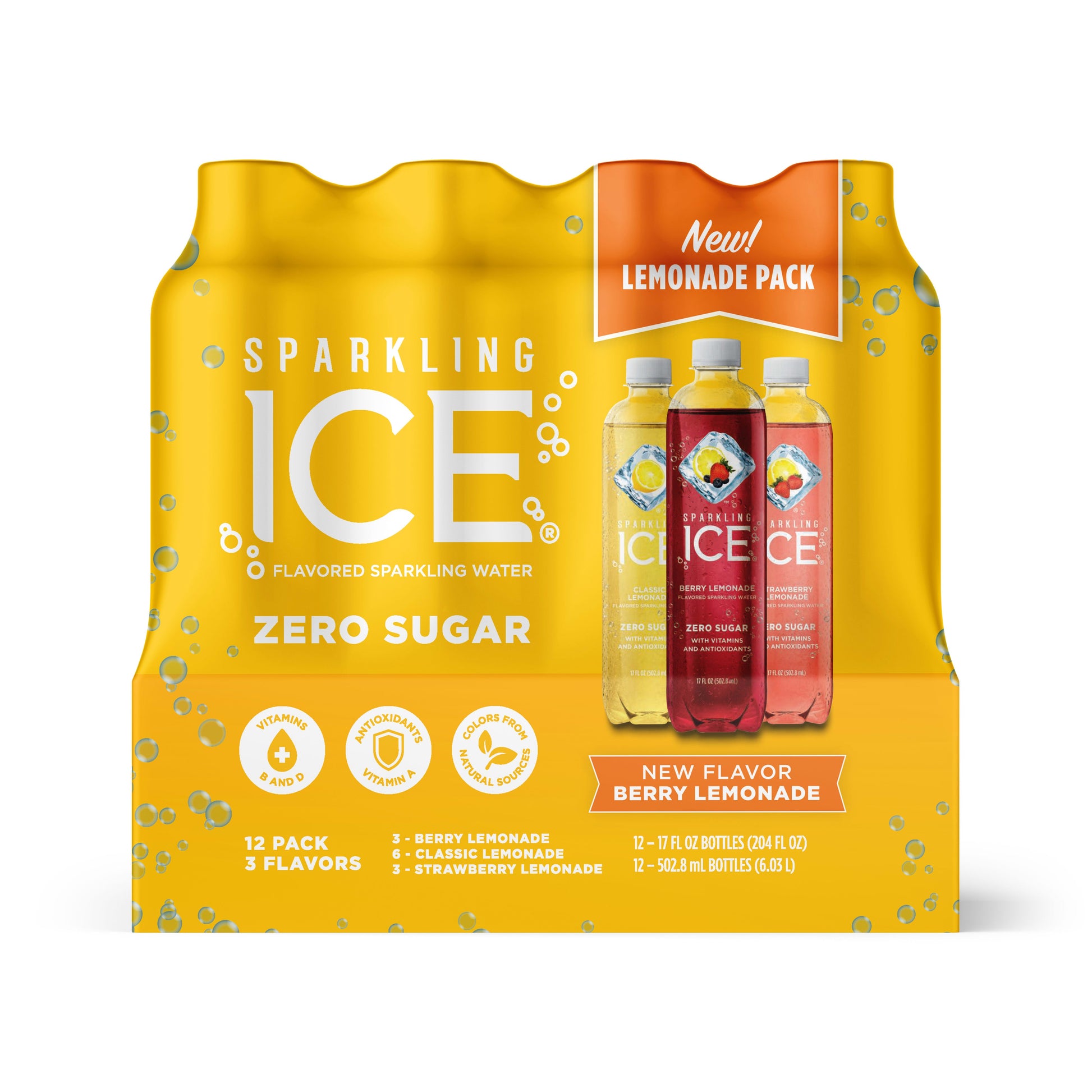 Wholesale Sparkling Ice 12/17Oz Vp Lemonade- Bulk