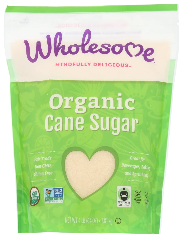 Wholesome Sweeteners Organic Cane Sugar 4 Lb