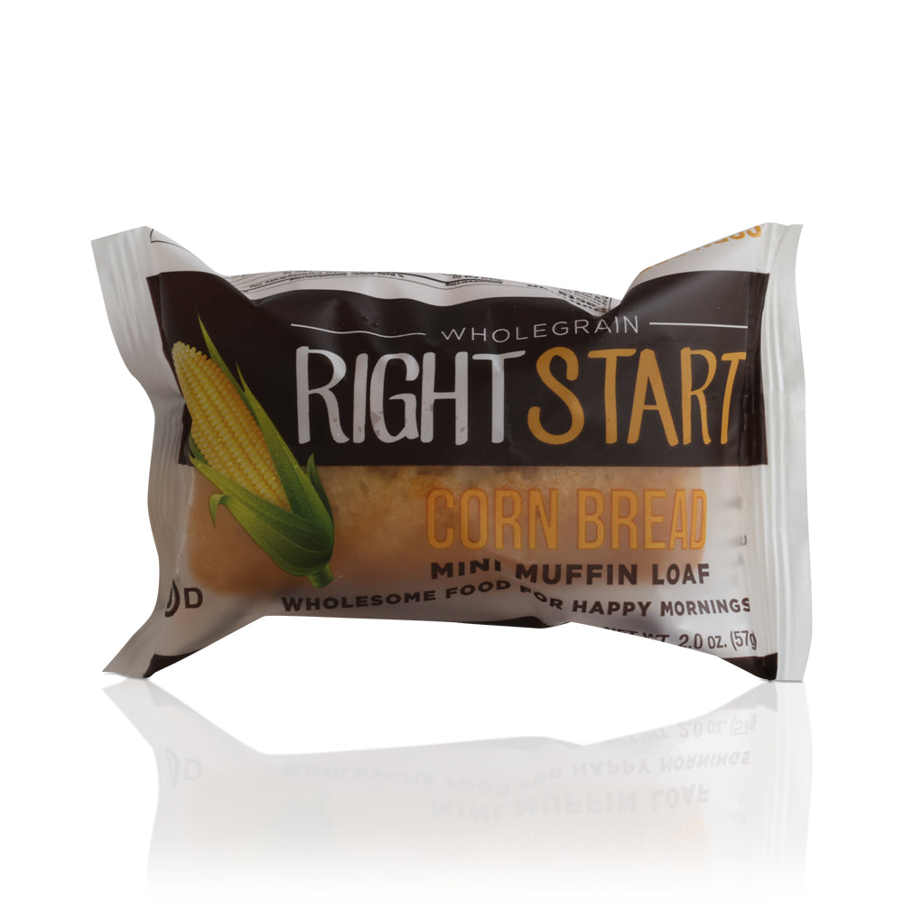 Right Start Whole Grain Corn Mini Loaf | 2 oz