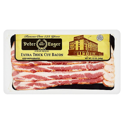 Peter Luger Extra Thick Cut Bacon 12oz 16ct