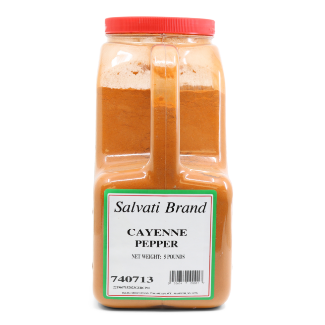 Wholesale Salvati Cayenne Pepper Spices 5 LB-6 Ct Case Bulk