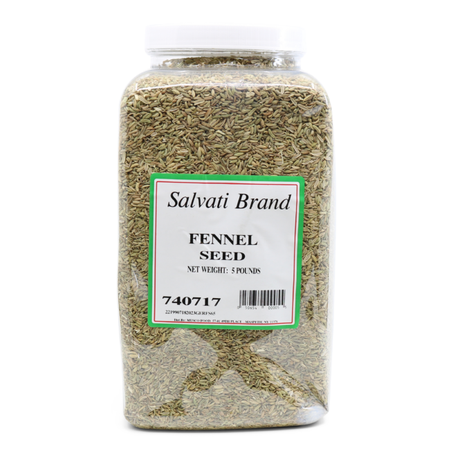 Wholesale Salvati Fennel Seeds Spices 5 LB- Bulk
