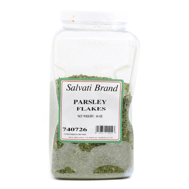 Wholesale Salvati Parsley Flakes Spices 1 LB-6 Ct Case Bulk