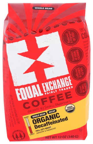 Equal Exchange Organic Decaffeinated Coffee 12oz 6ct