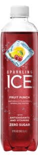 Wholesale Sparkling Ice 12/17Oz Fruit Punch- Bulk