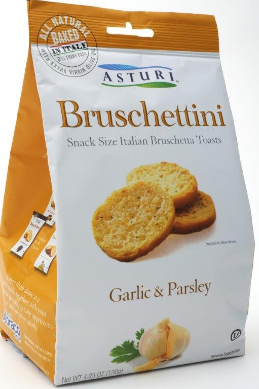 Asturi Bruschettini Garlic & Parsley Toasts 4.23 OZ