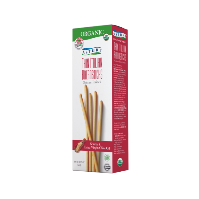 Asturi Breadsticks with Sesame & EVOO 4.23 OZ