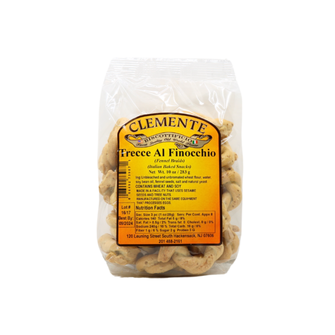 Wholesale Clemente Trecce with Fennel Breadsticks 10 OZ-12ct Case Bulk