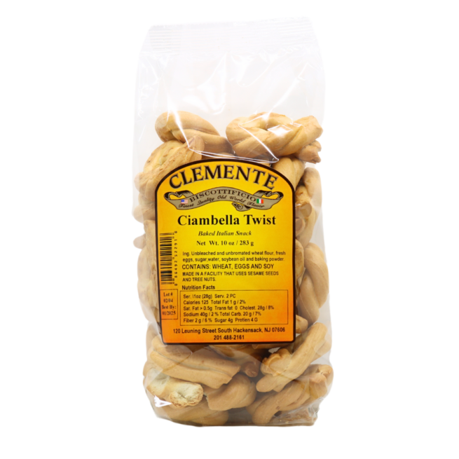 Wholesale Clemente Ciambella Twists Breadsticks 10 OZ-12ct Case Bulk