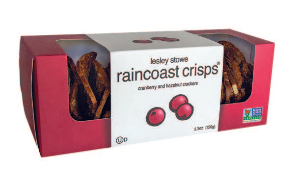 Wholesale Raincoast Cranberry & Hazelnut Crisps Snack 5.3 OZ-12ct Case Bulk