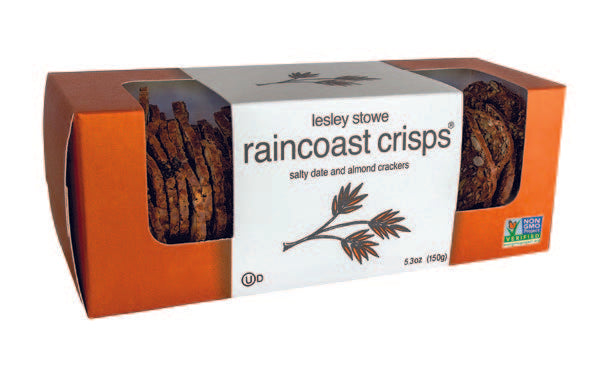 Wholesale Raincoast Salty Date & Almond Crisps Snack 5.3 OZ-12ct Case Bulk