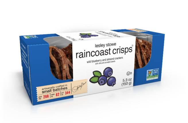 Wholesale Raincoast Wild Blueberry & Almond Crisps Snack 5.3 OZ-12ct Case Bulk