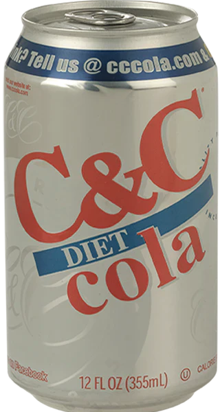 Wholesale C & C Diet Cola | 12 oz-24ct Case Bulk