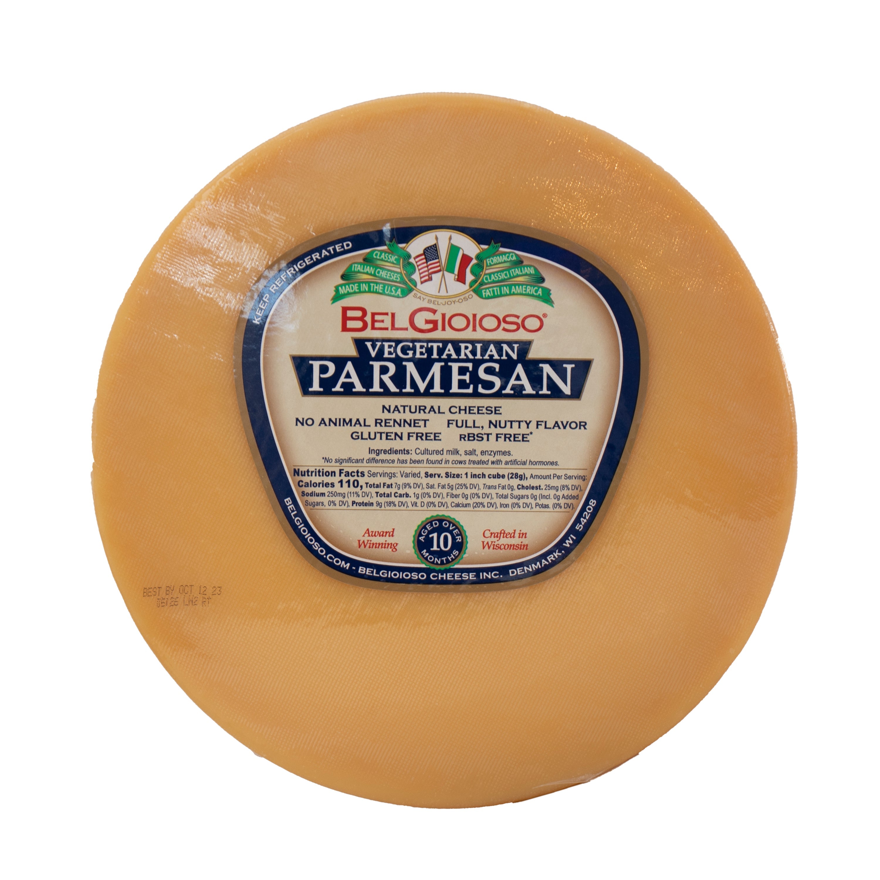 BelGioioso Vegetarian Parmesan Cheese 24lb