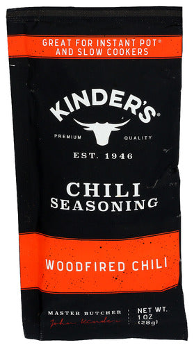 Kinders Woodfired Chili Seasoning Mix 1oz 15ct