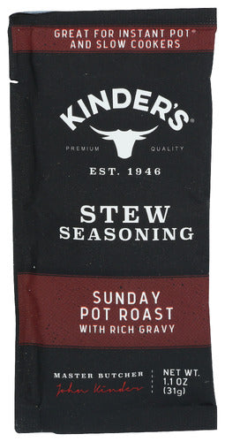 Kinder s Sunday Pot Roast Seasoning with Rich Gravy 1.1oz