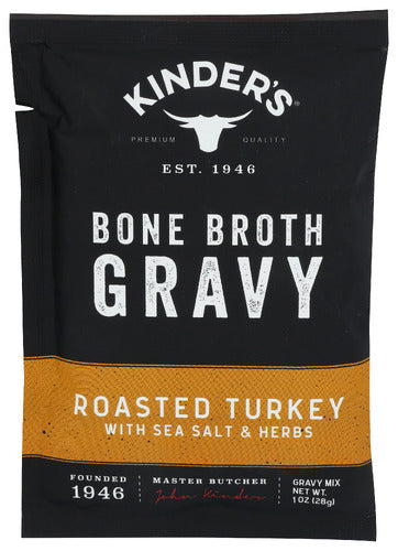 Wholesale Kinder's Roasted Turkey Bone Broth Gravy - Each-15.0ct Case Bulk