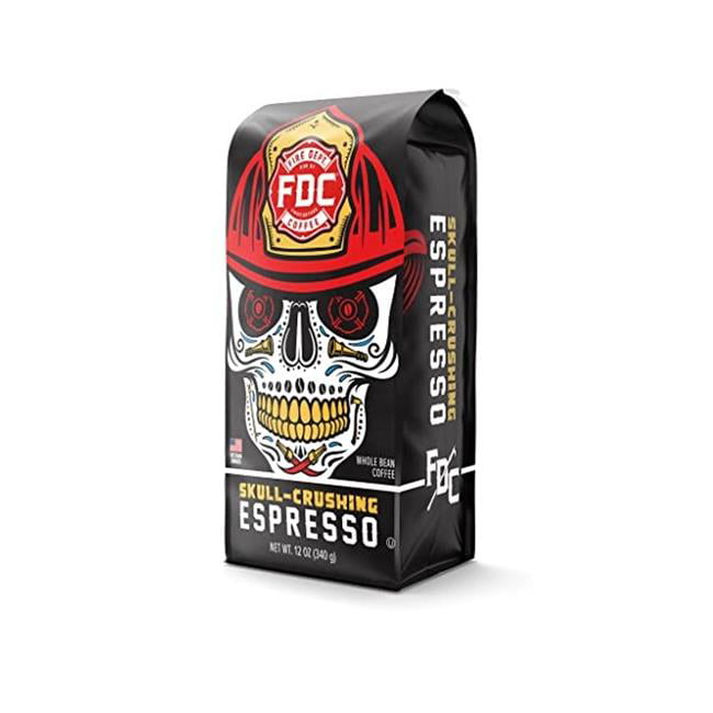 Fire Department Coffee Skull Crushing Espresso 12 Oz