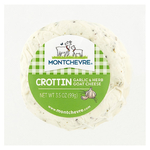 Montchevre Crottin Garlic & Herb Goat Cheese 3.5oz 18ct