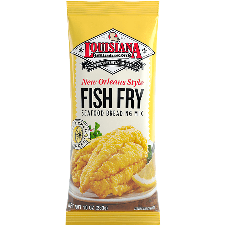 Louisiana Fish Fry Orleans Style Seafood Breading Mix 10 Oz Bag