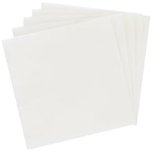 Monogram NAPKIN, BEVERAGE WHITE 10X10 2 PLY PAPER