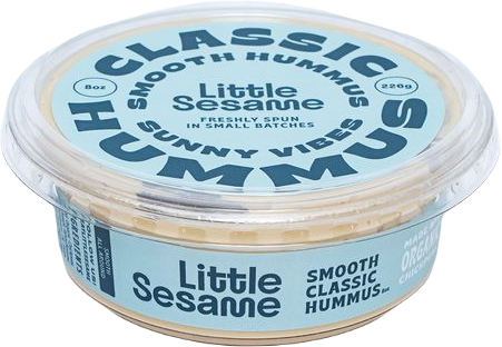 Wholesale Little Sesame Smooth Classic Hummus Retail 8 OZ Bulk