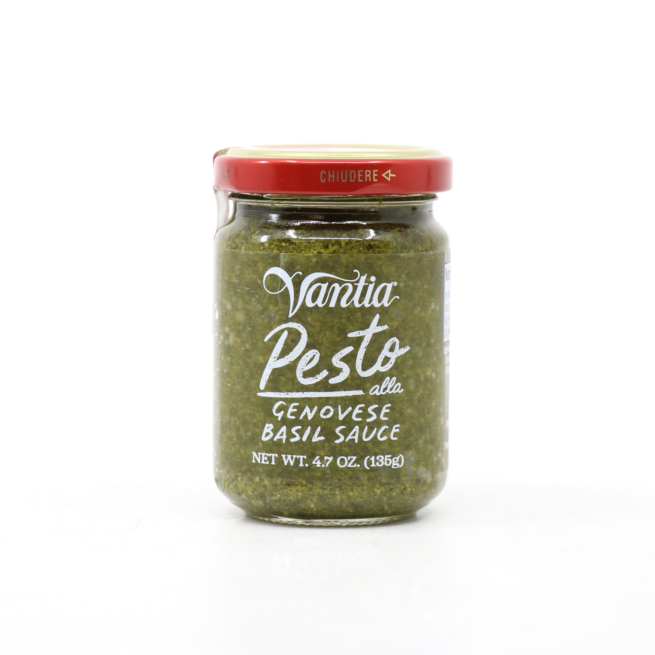 Wholesale Vantia Green Pesto Sauce 4.7 OZ-12ct Case Bulk