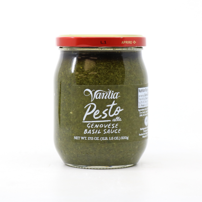 Wholesale Vantia Green Pesto Sauce 17 OZ-6ct Case Bulk