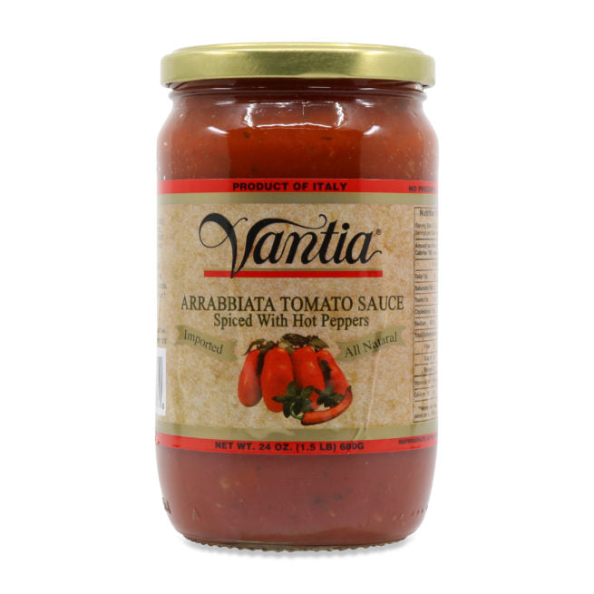 Wholesale Vantia Arrabbiata Sauce 24 OZ-6ct Case Bulk