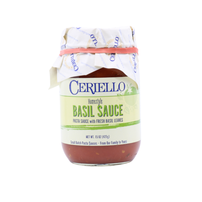 Wholesale Ceriello Basil & Tomato Sauce 15 OZ-12ct Case Bulk