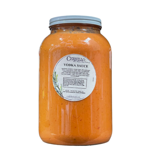 Wholesale Ceriello Vodka Sauce 1 GAL-4ct Case Bulk