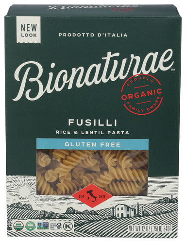 Bionaturae Organic Fusilli Pasta Gluten Free 12oz 12ct