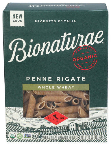 Bionaturae Organic Whole Wheat Penne Rigate Pasta 16oz 12ct